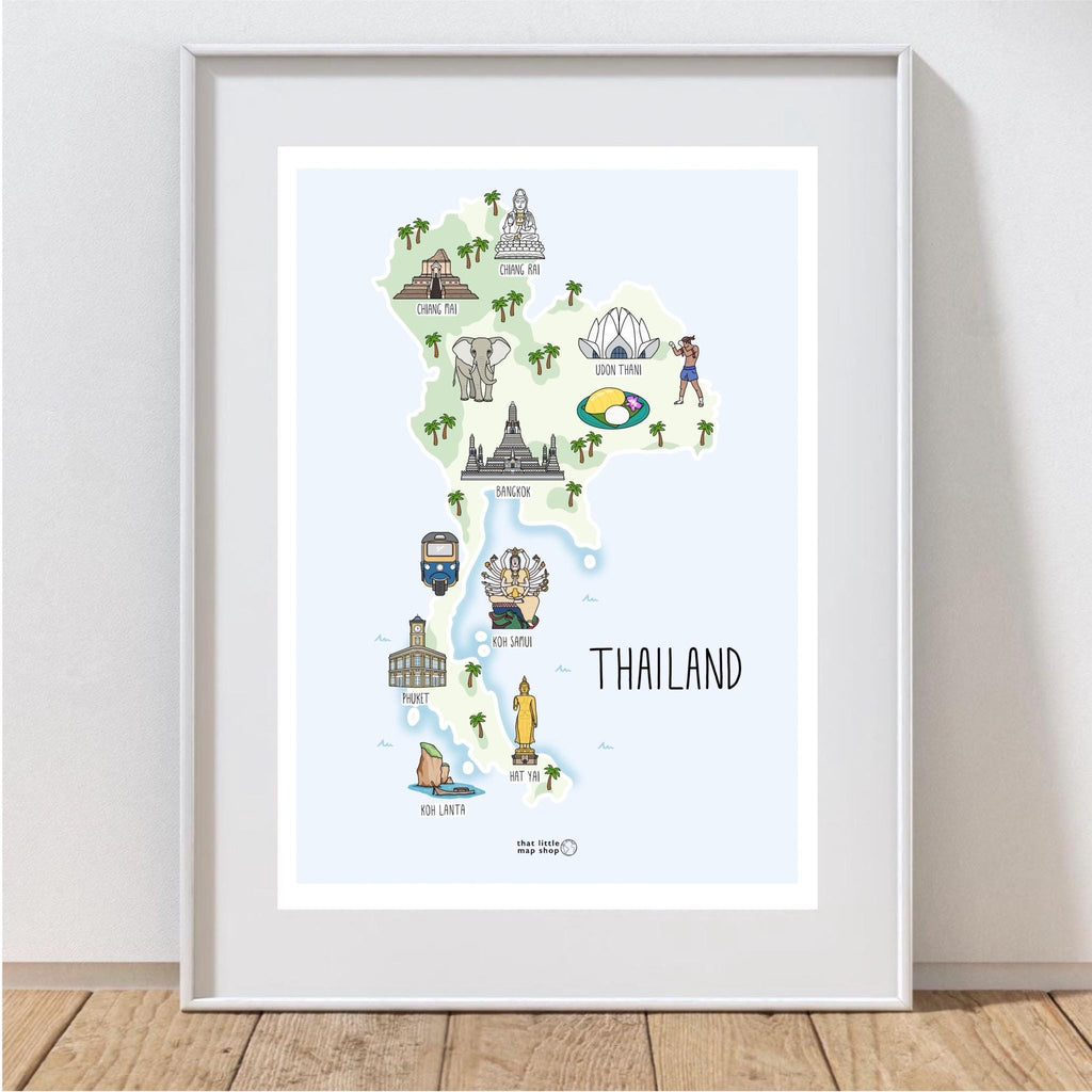 Thailand Map