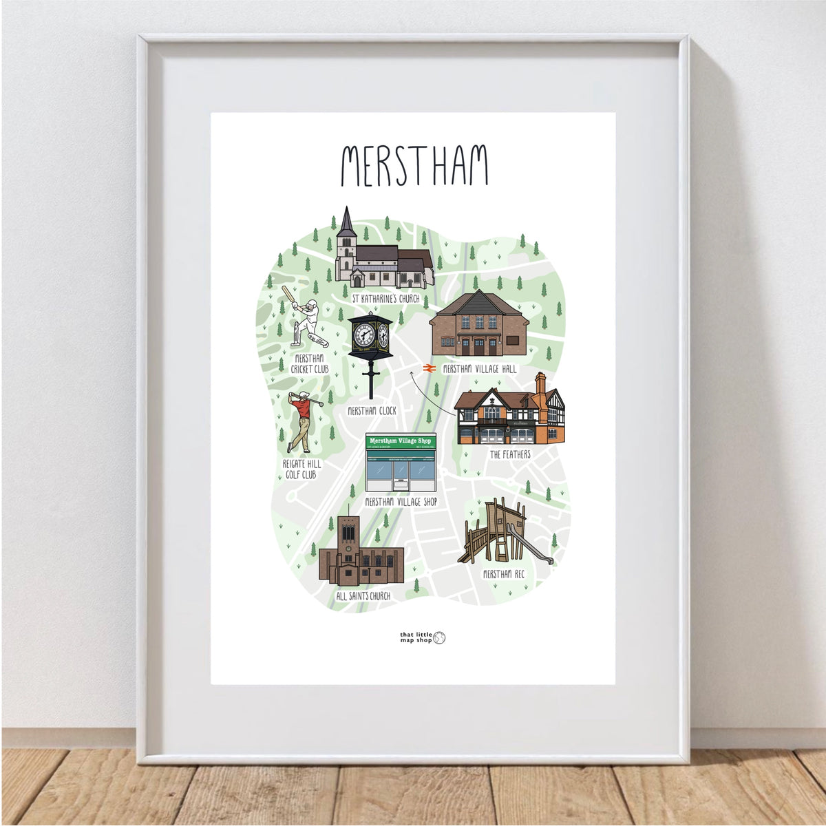 Merstham Map