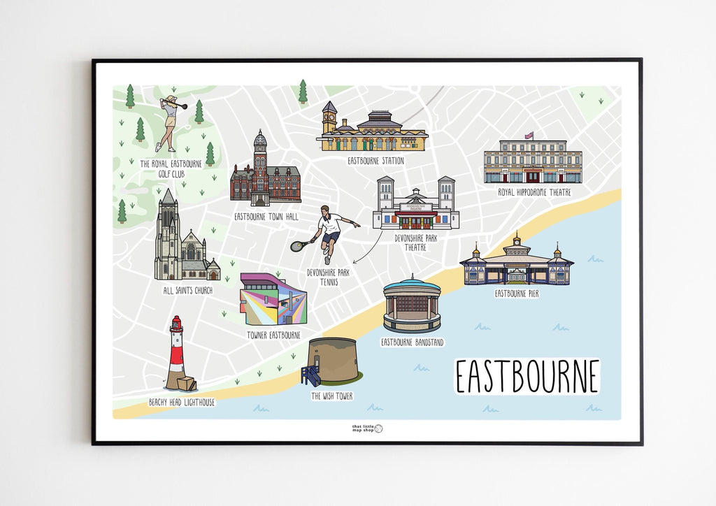 Eastbourne Map