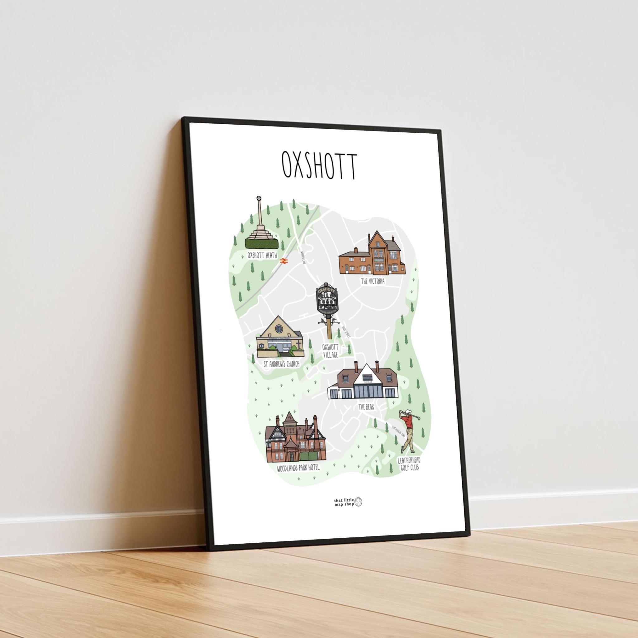 Oxshott Map
