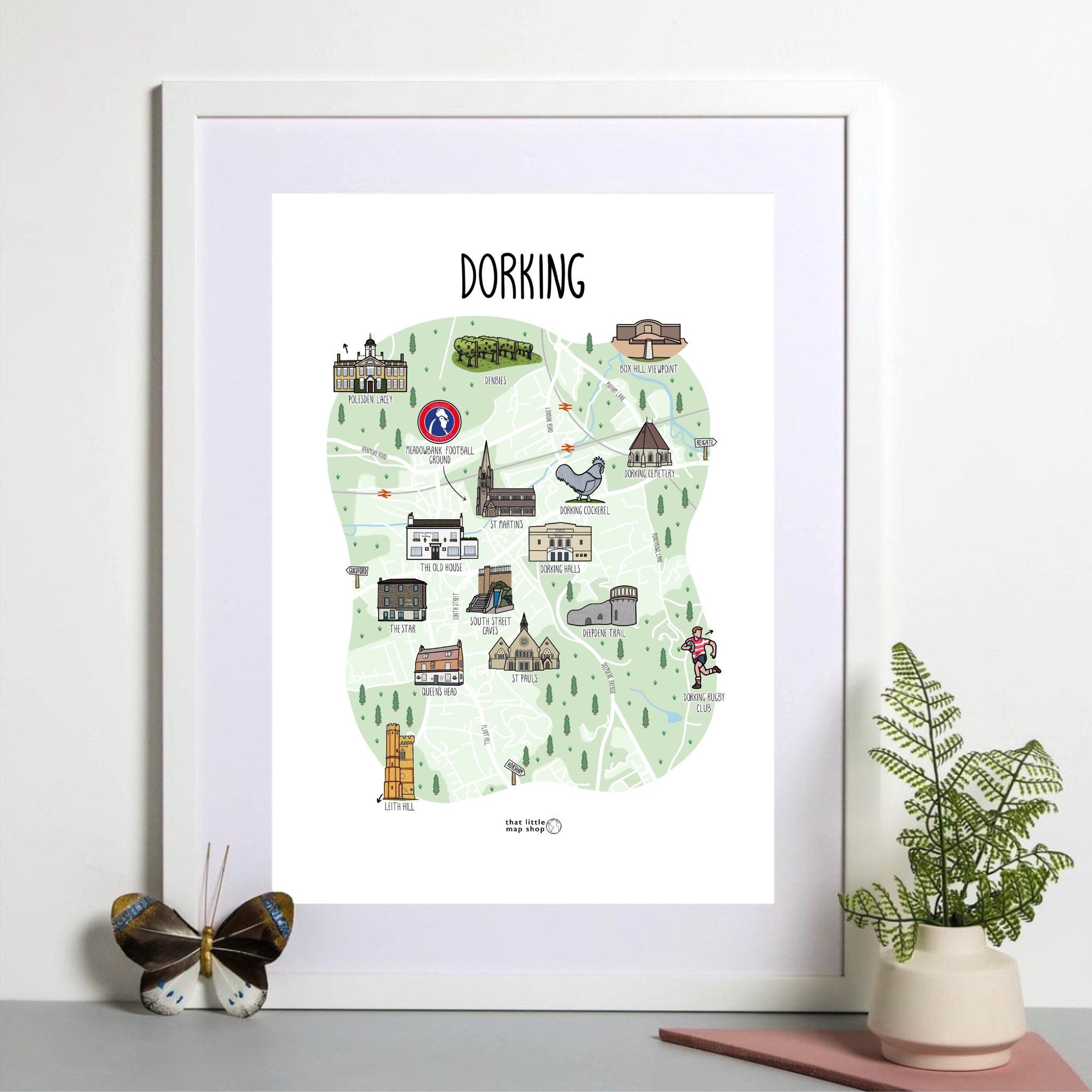 Dorking Map