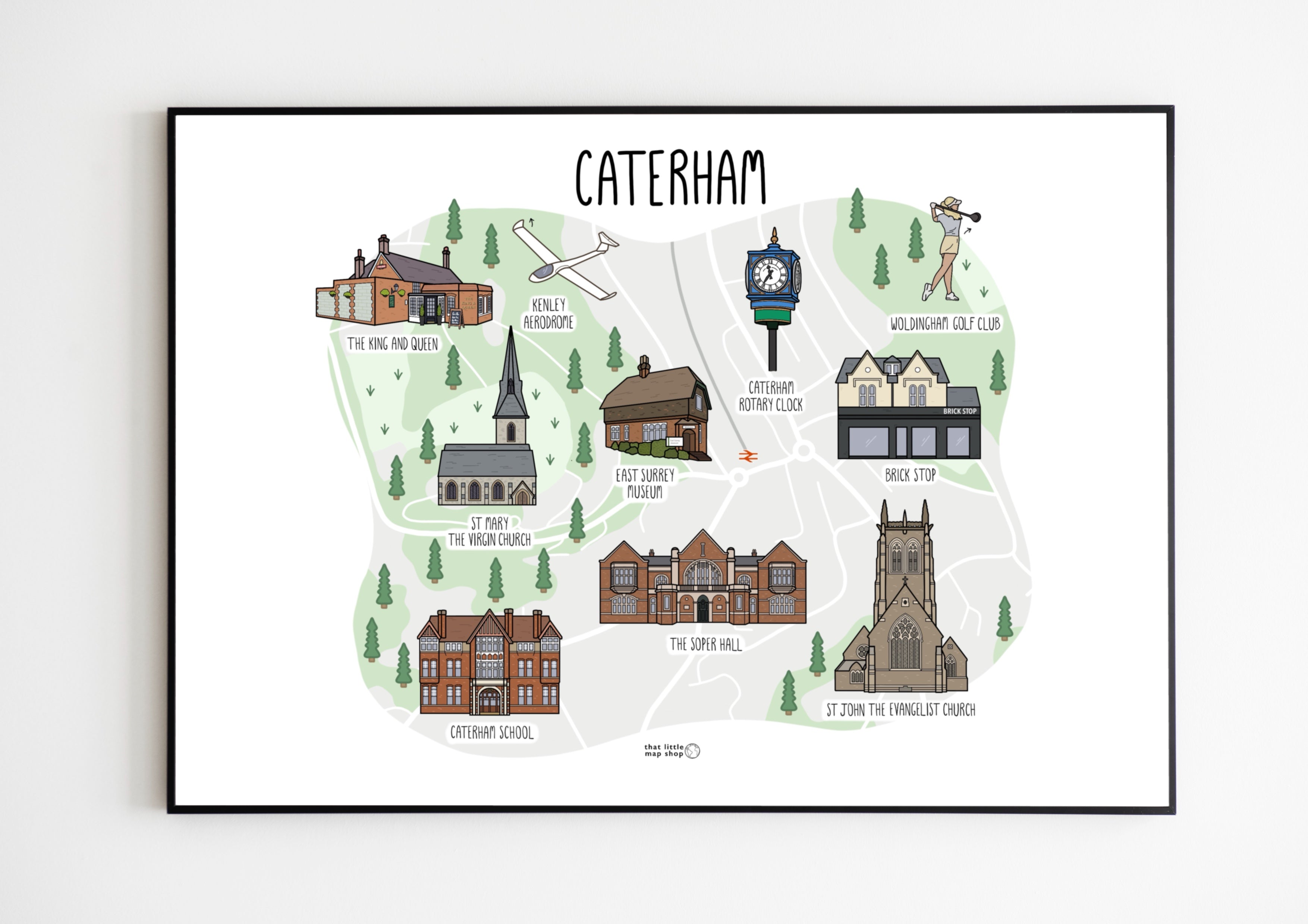 Caterham Map