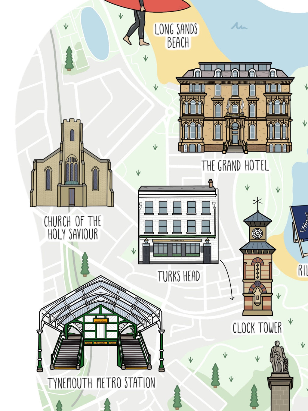 Tynemouth Map