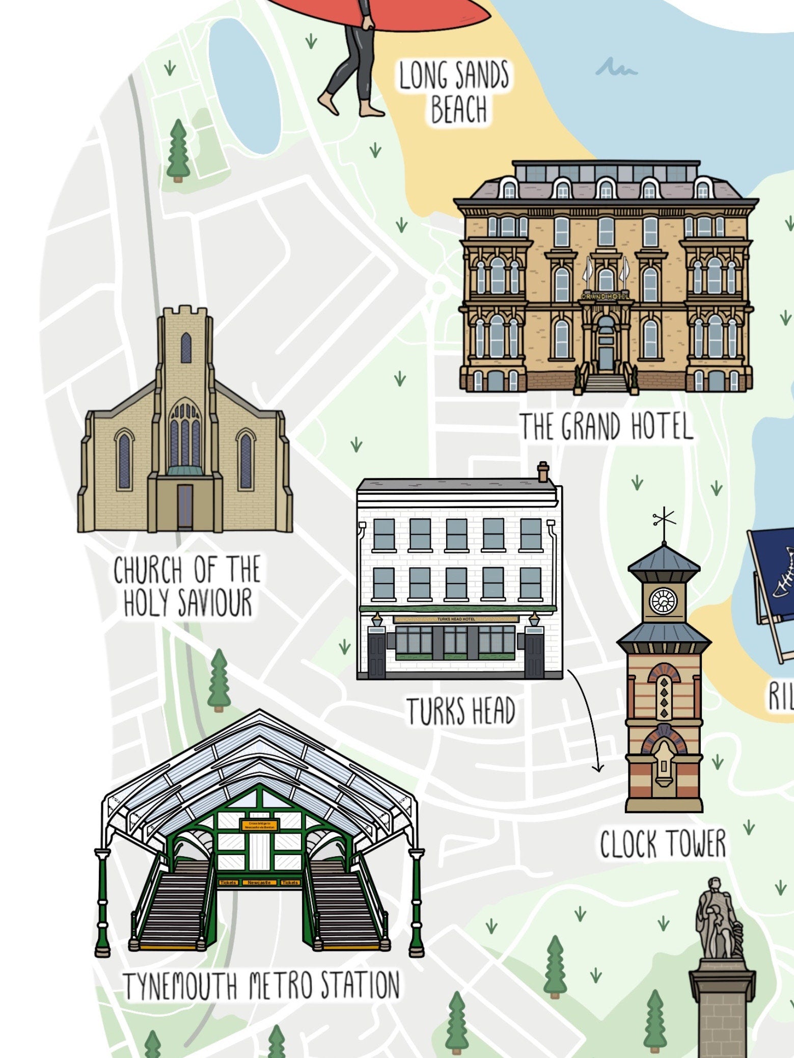 Tynemouth Map