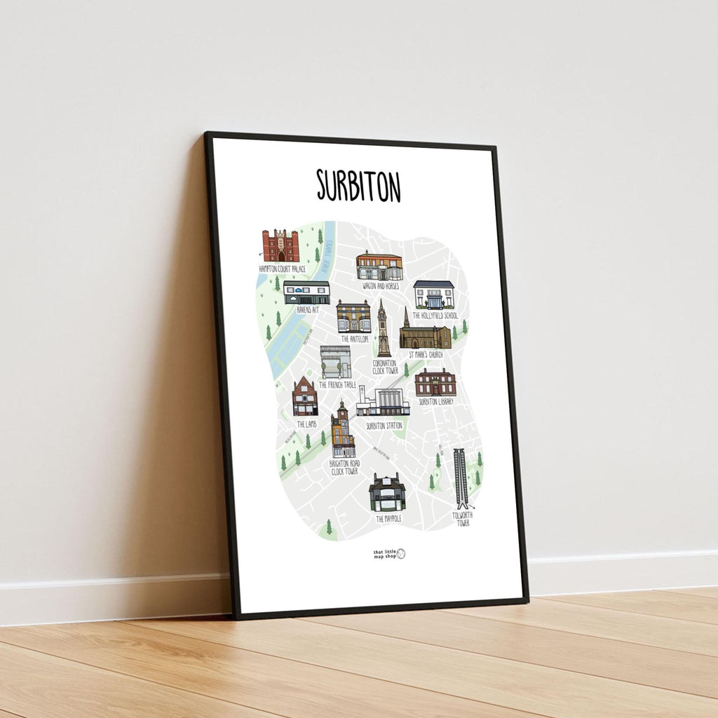 Surbiton Map