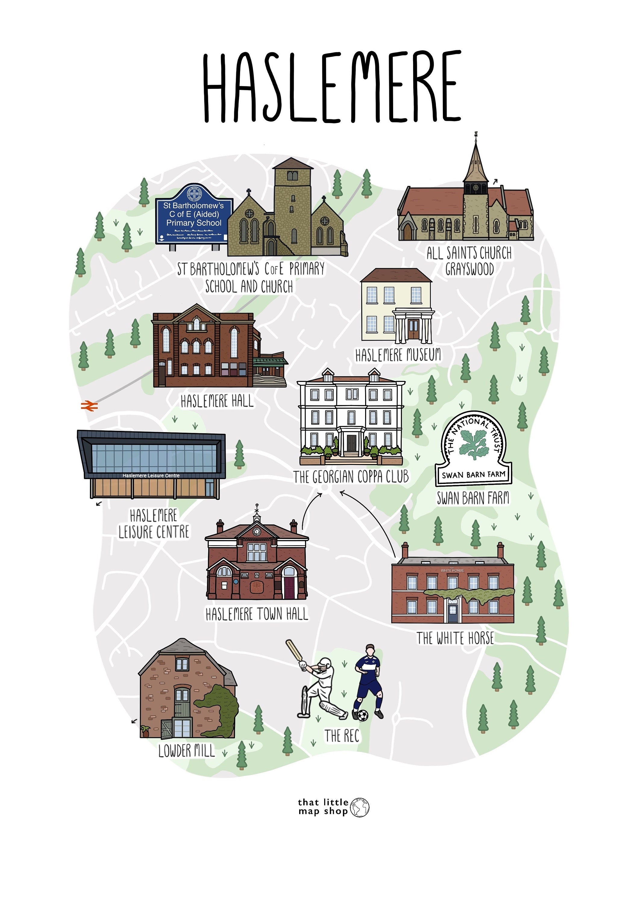 Haslemere Map