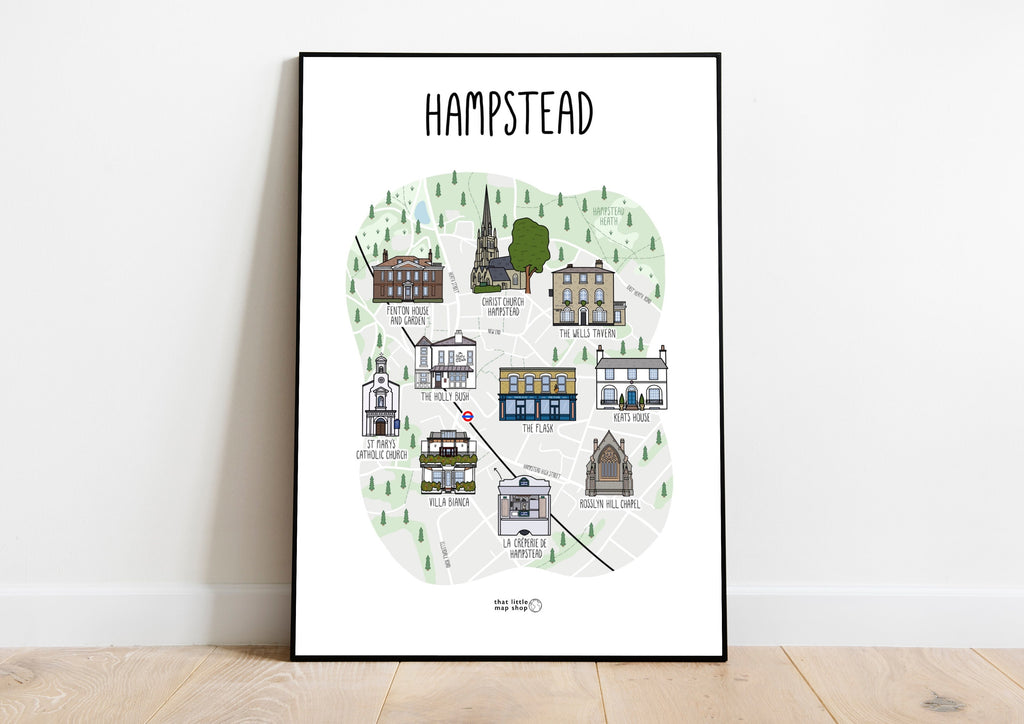 Hampstead Map