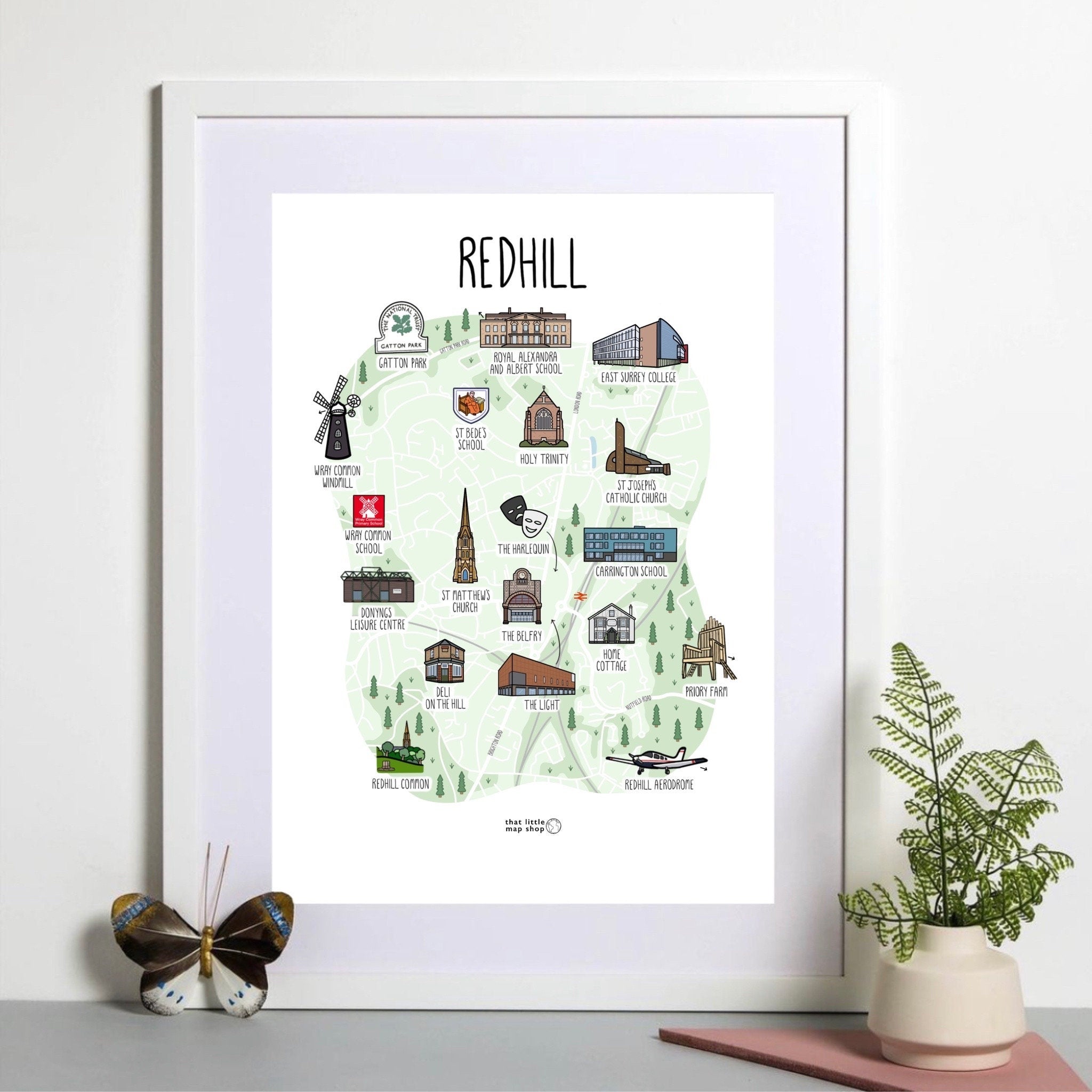 Redhill Map