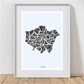 London Typographic Map