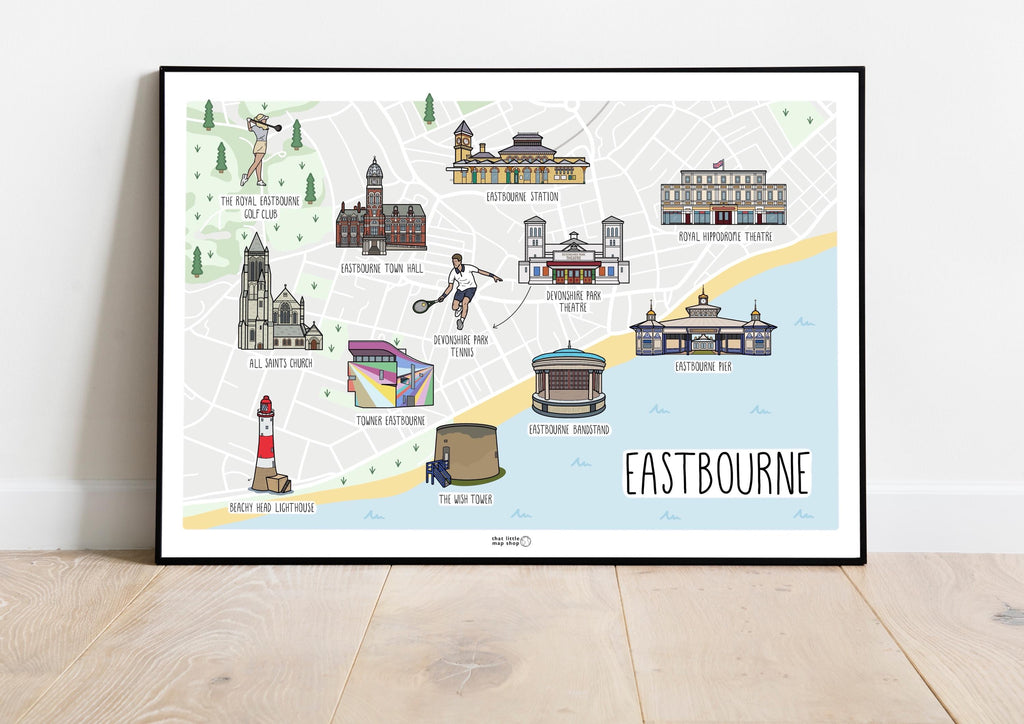 Eastbourne Map