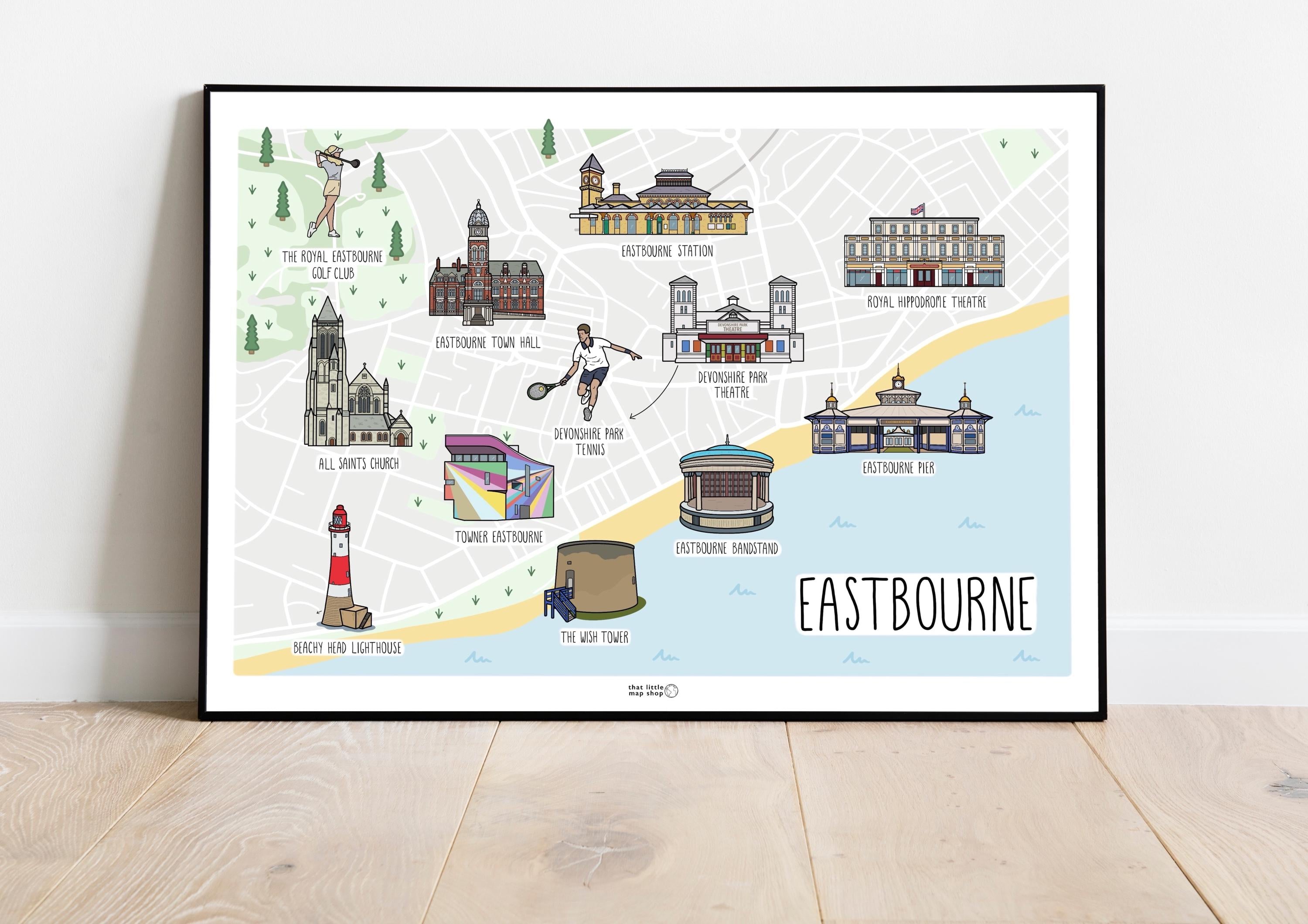 Eastbourne Map