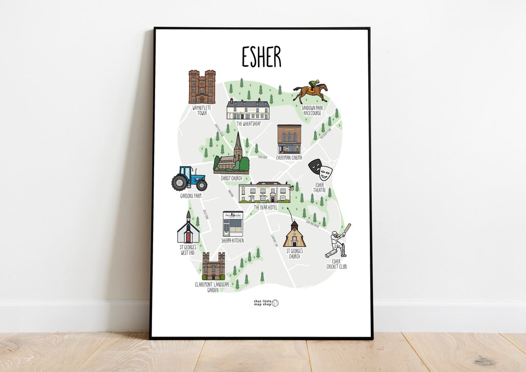 Esher Map