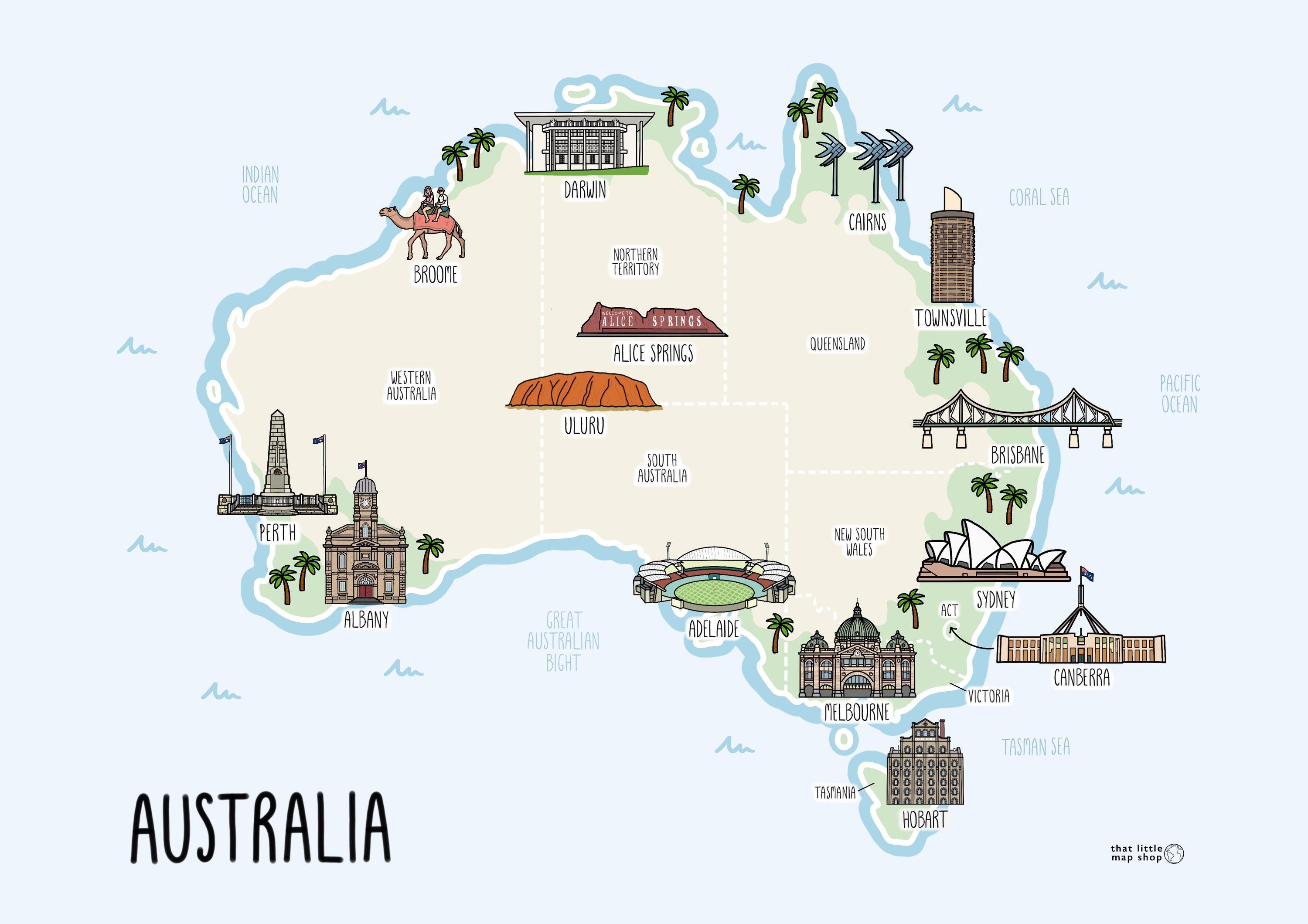 Australia Map
