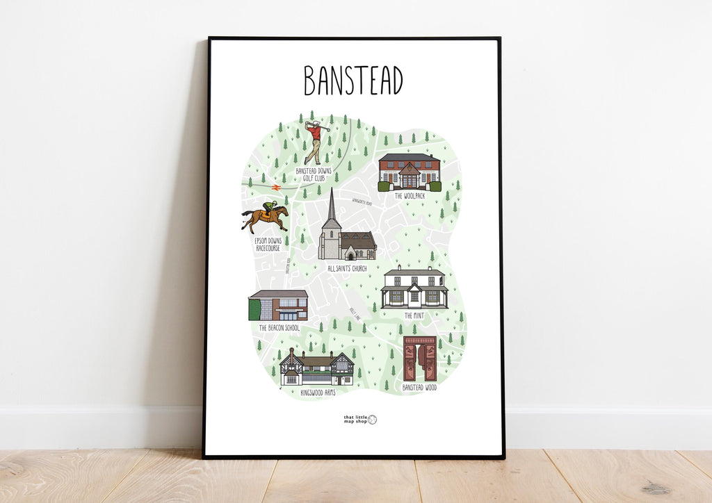 Banstead Map