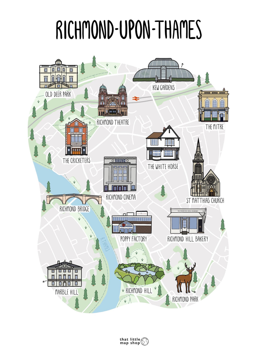 Richmond upon Thames Map
