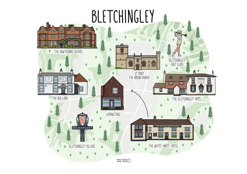 Bletchingley Map