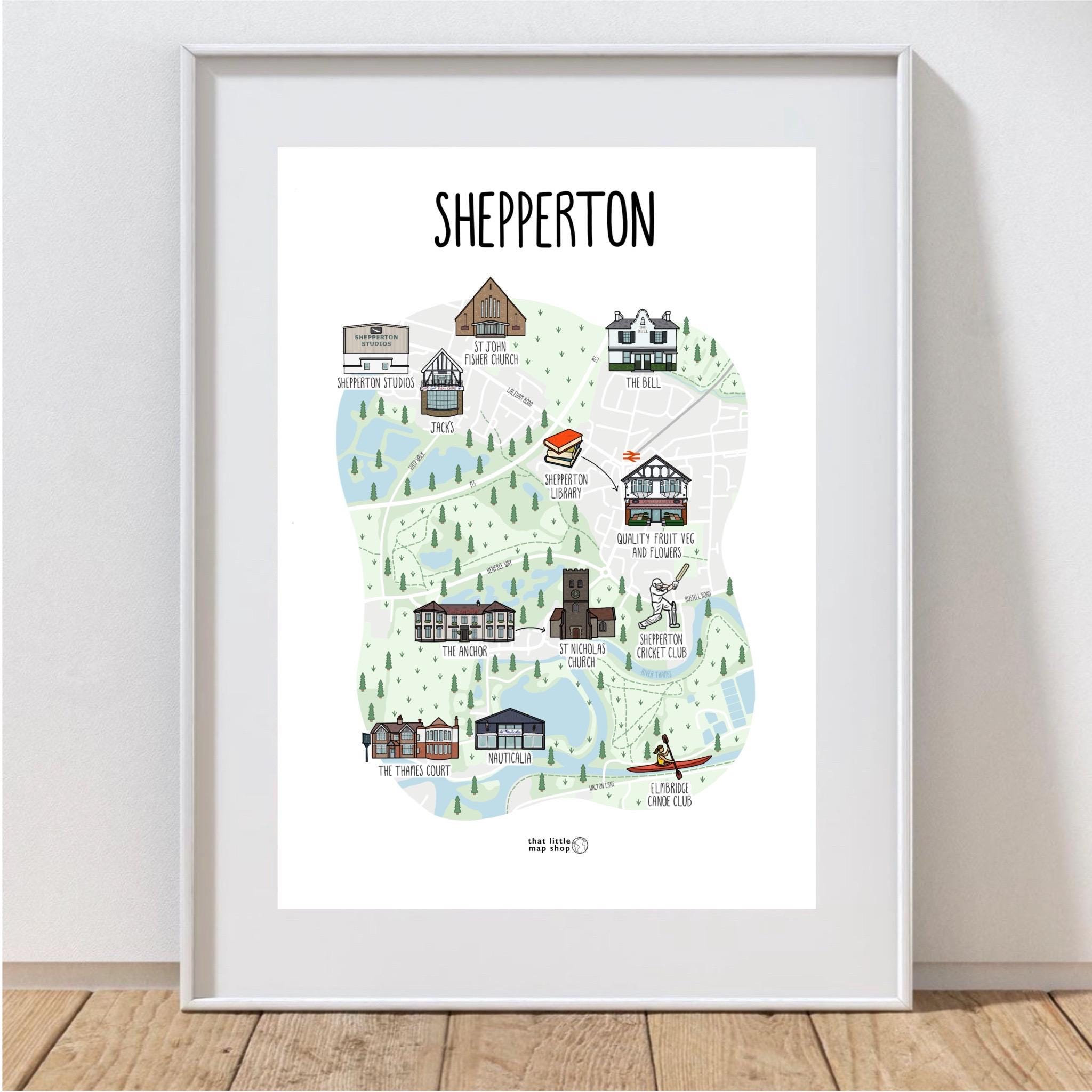 Shepperton Map