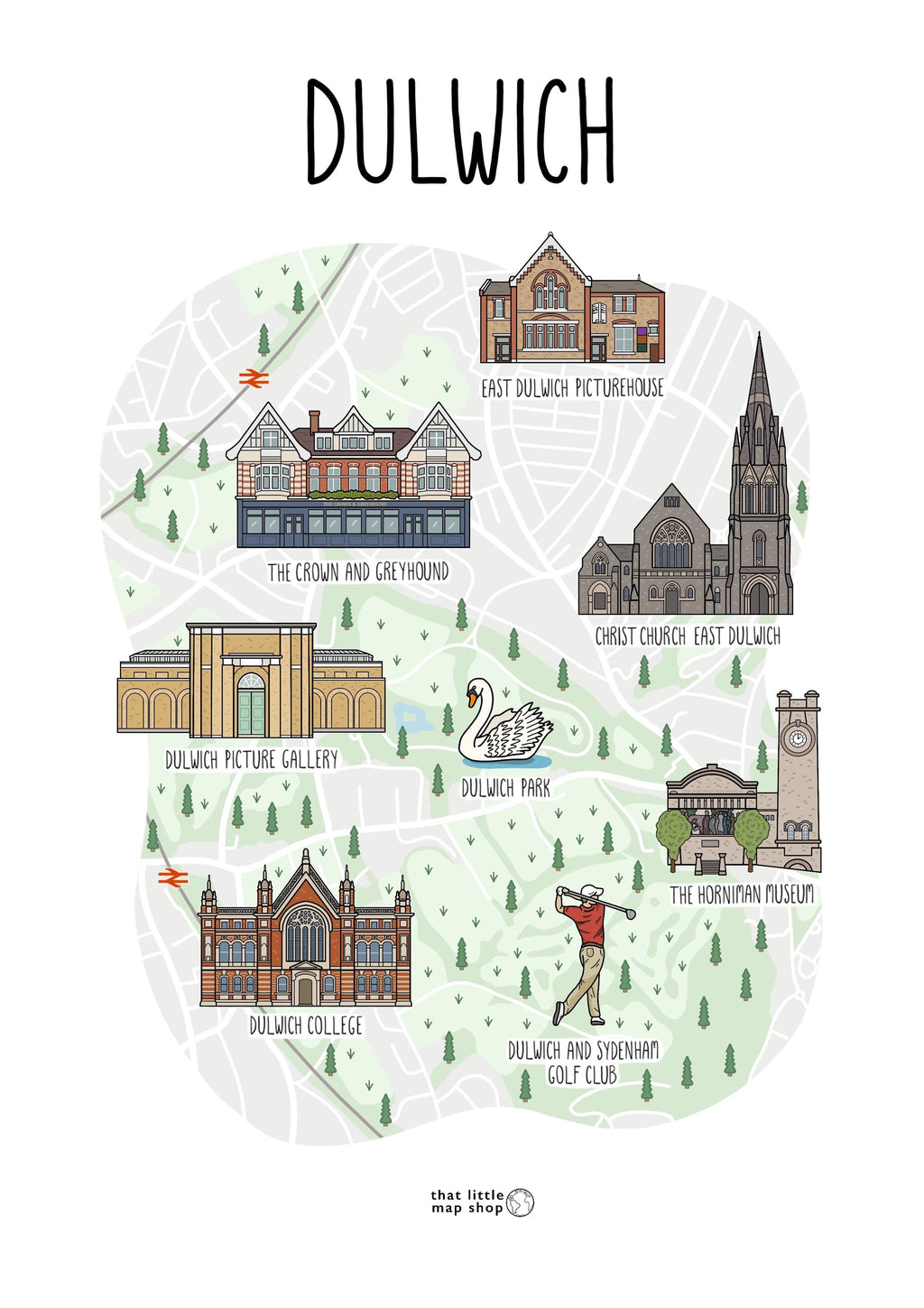 Dulwich Map