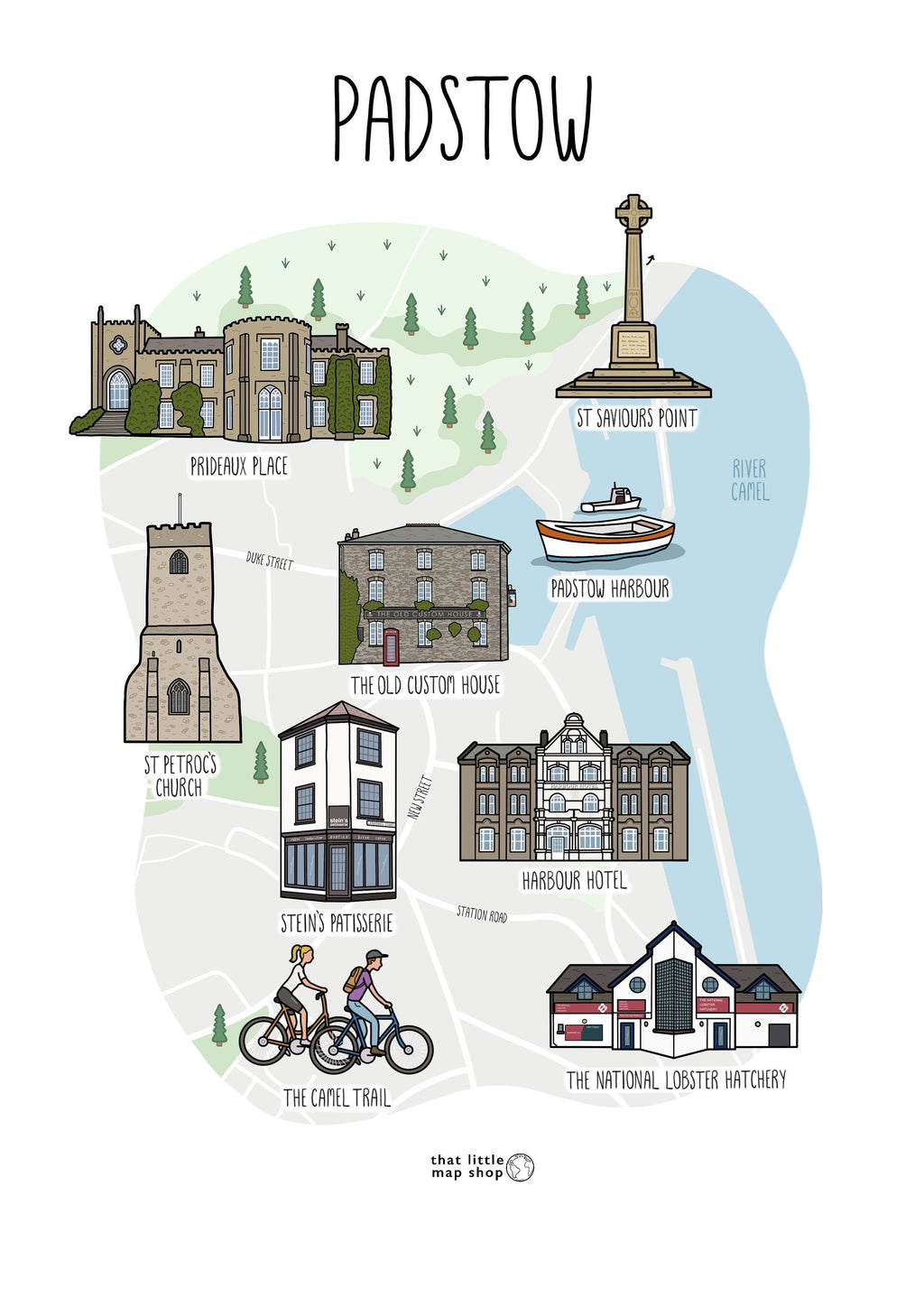 Padstow Map