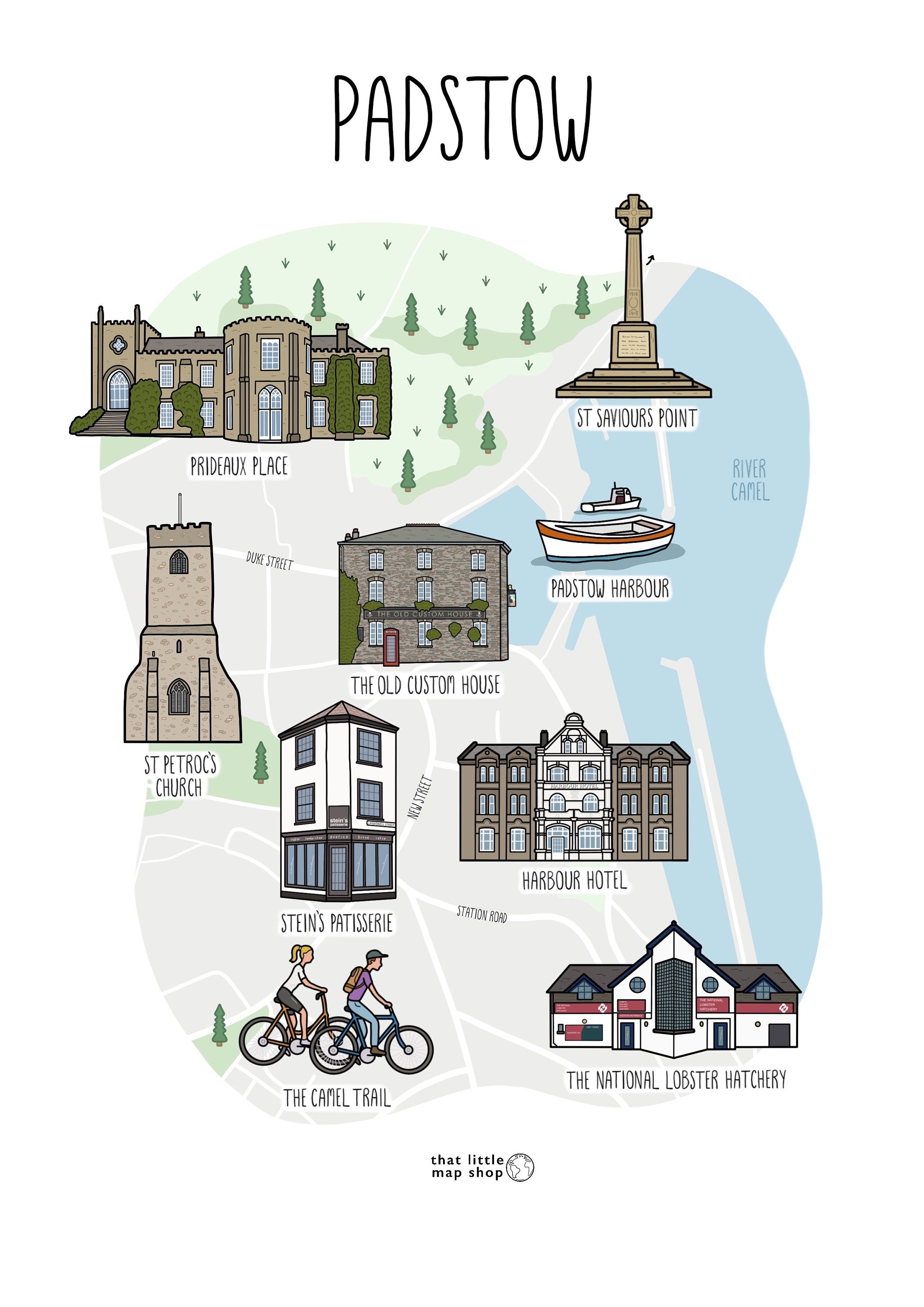 Padstow Map