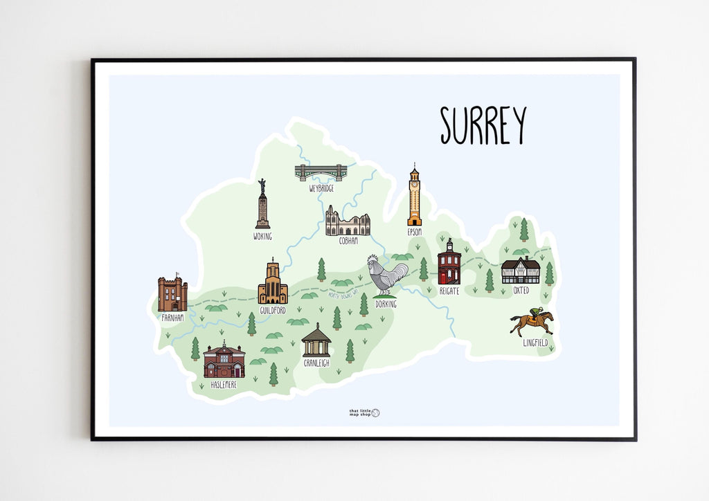 Surrey Map