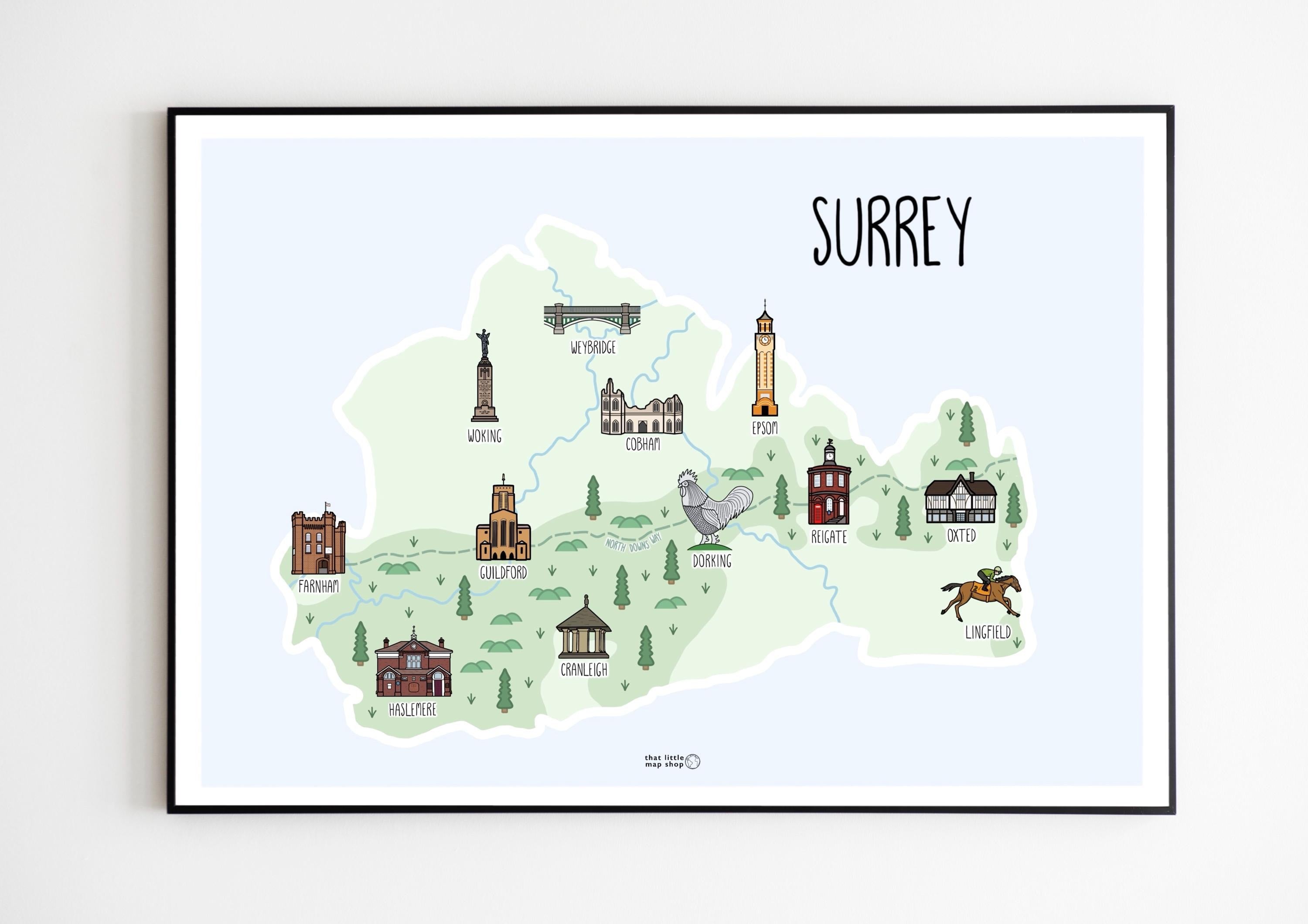 Surrey Map