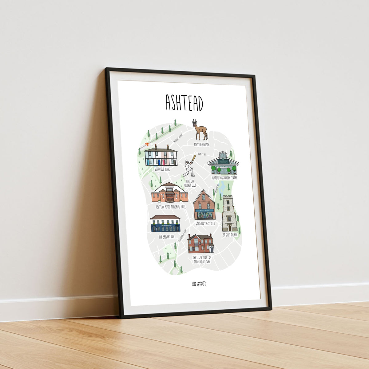 Ashtead Map