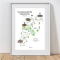Manchester Marathon Race Map