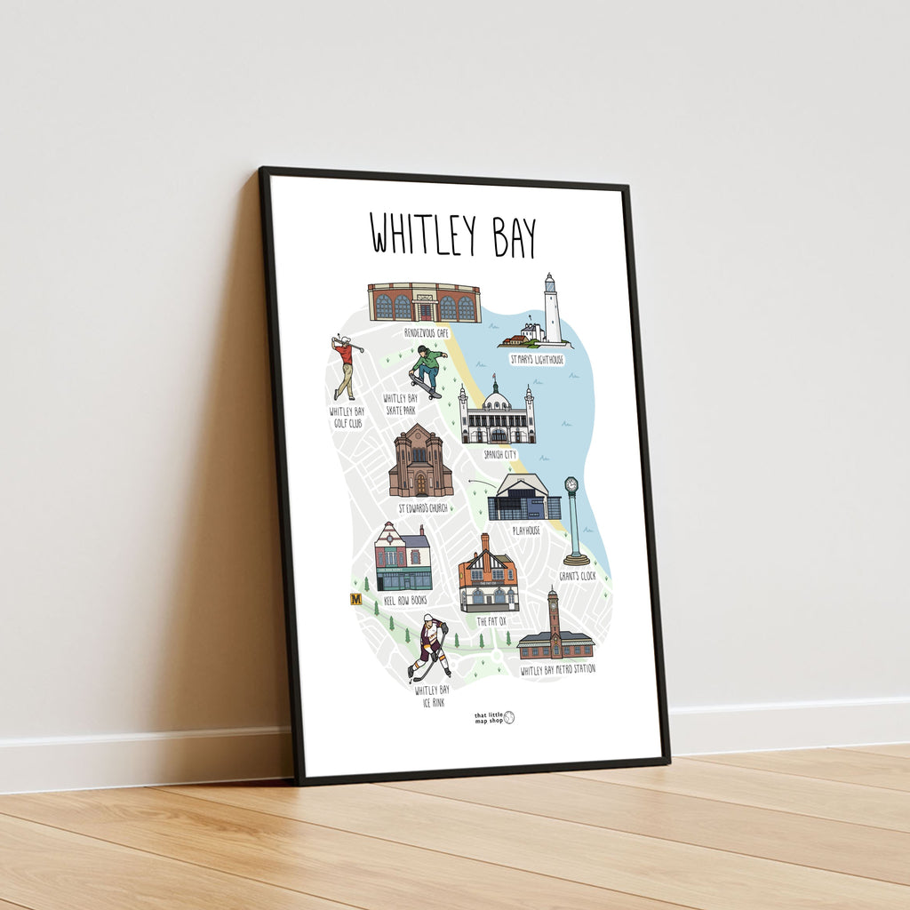 Whitley Bay Map