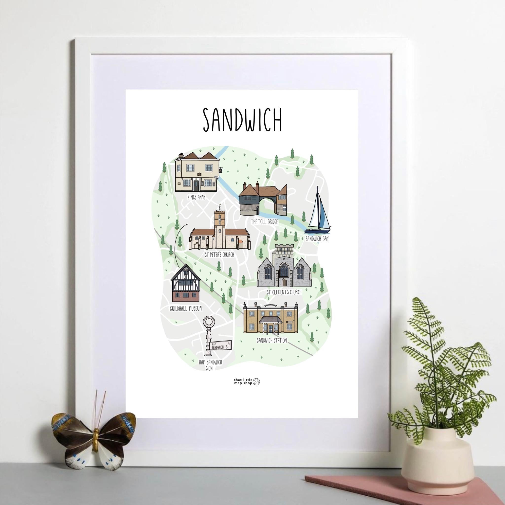 Sandwich Map