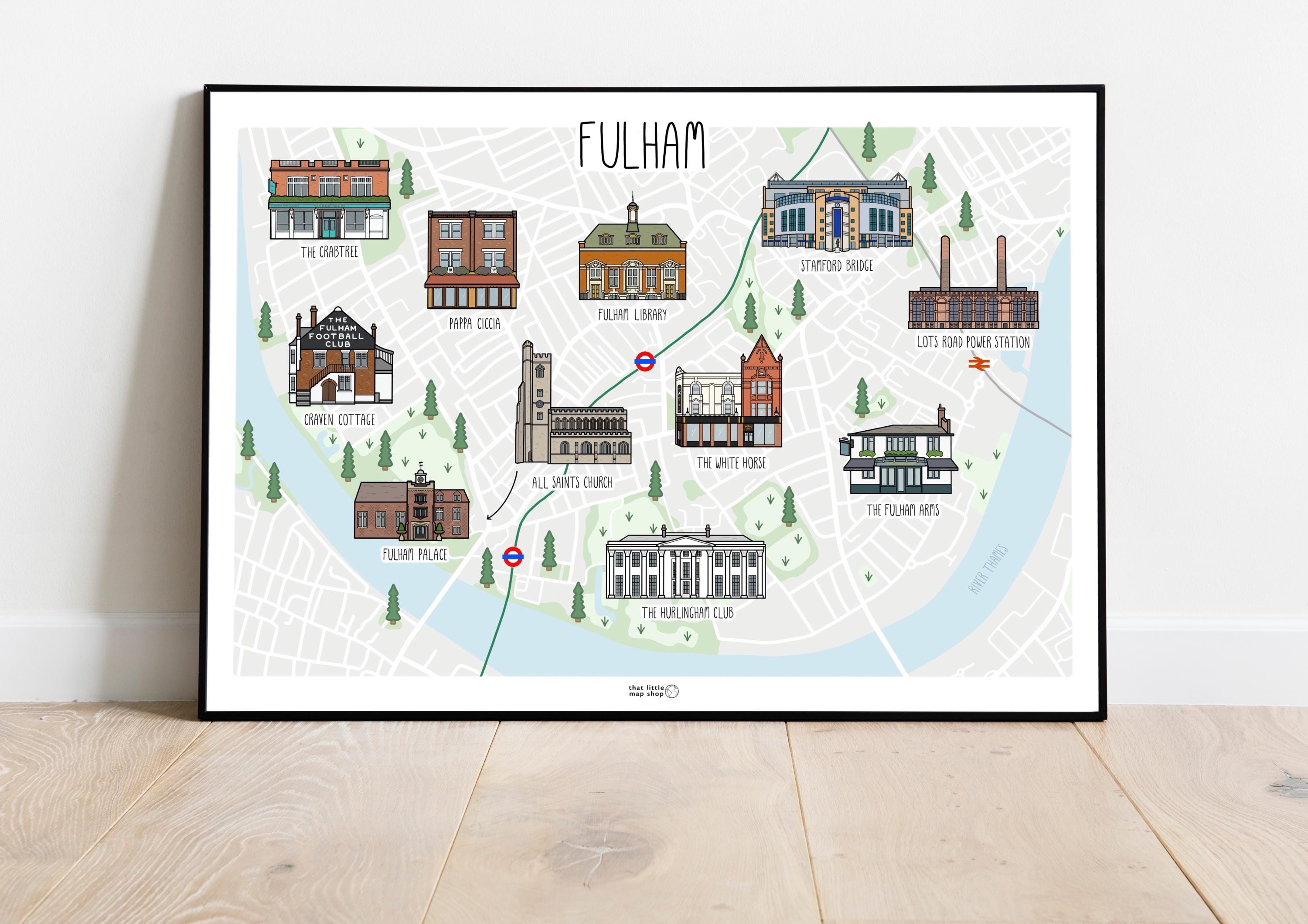 Fulham Map