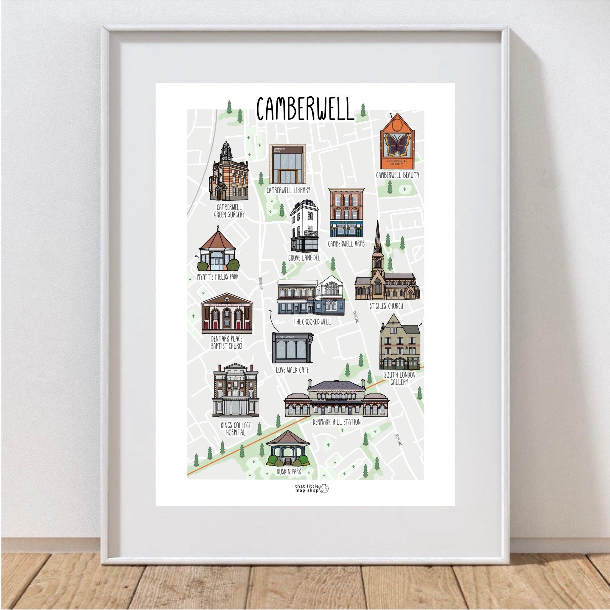 Camberwell Map