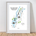 New York Marathon Race Map