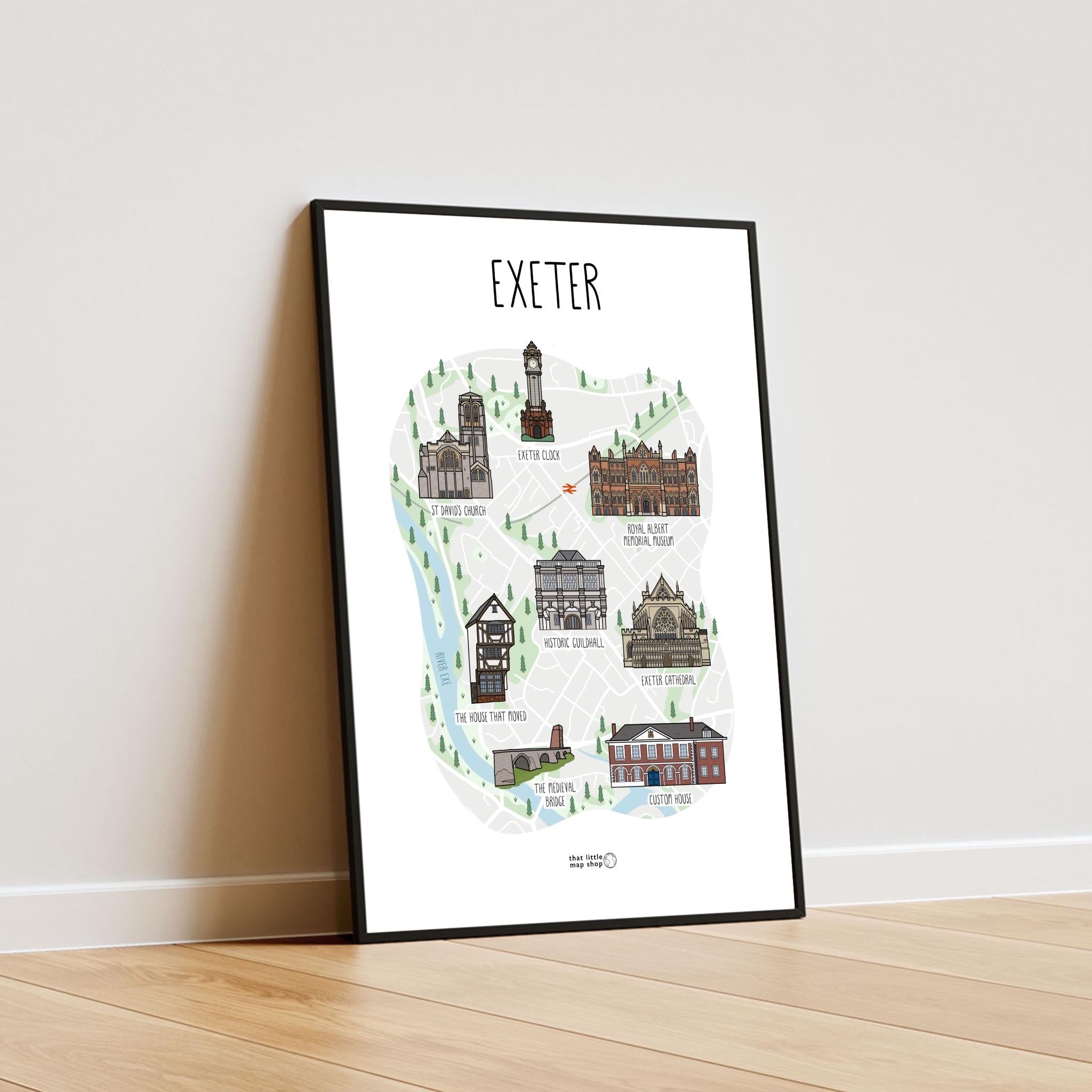 Exeter Map