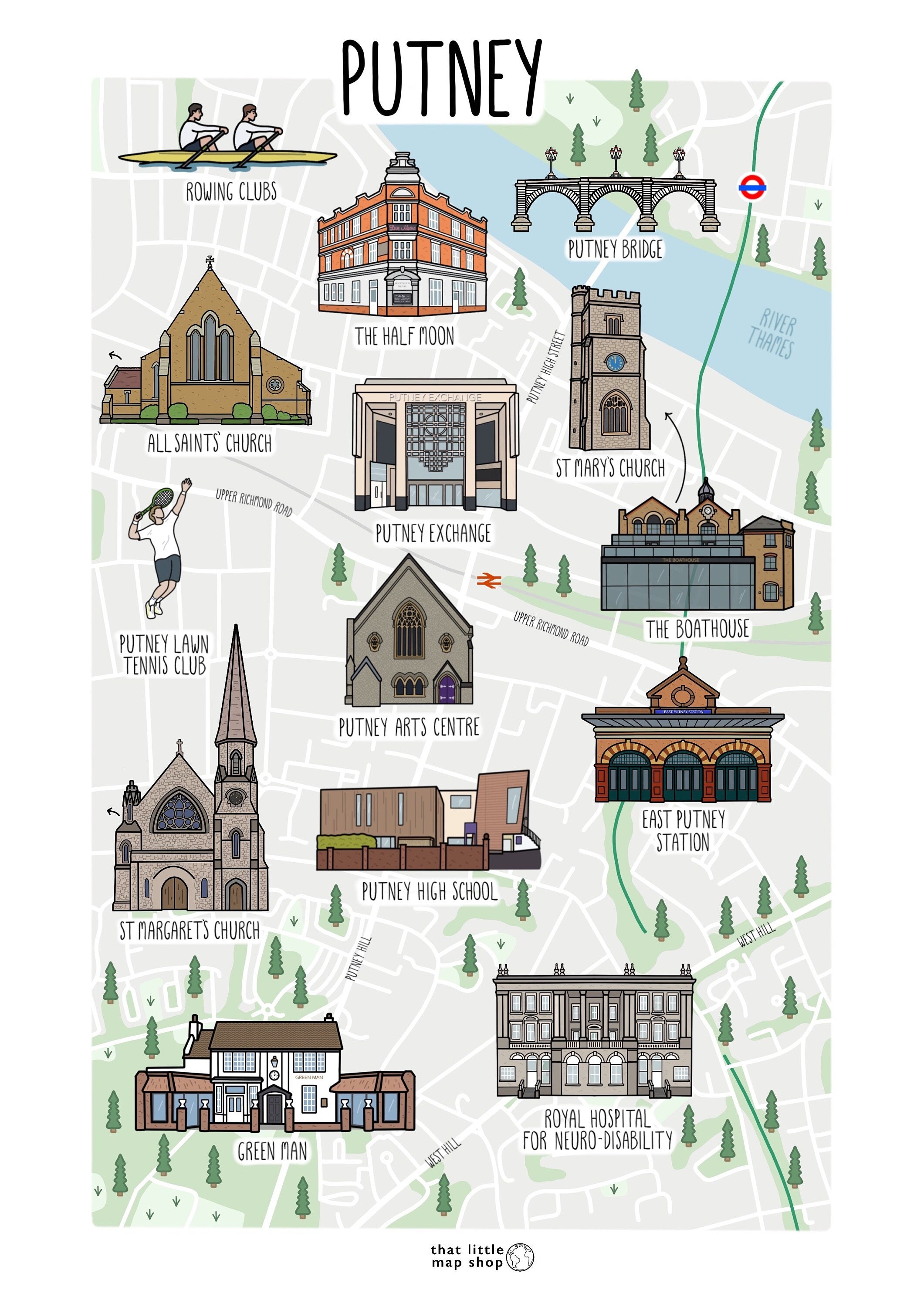 Putney Map