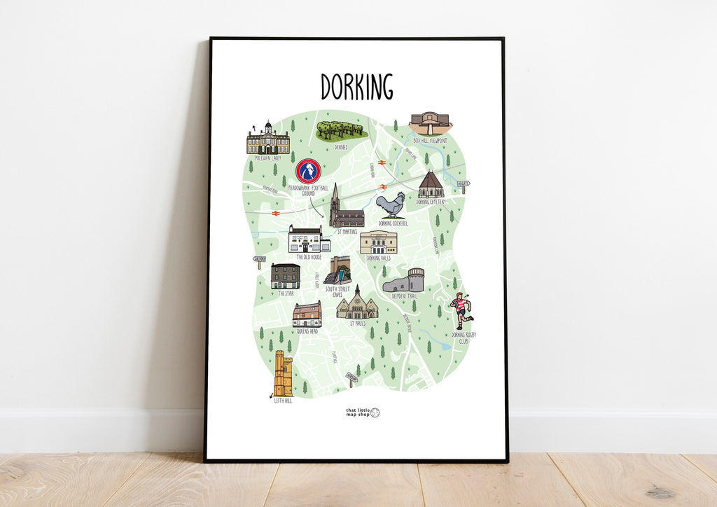 Dorking Map
