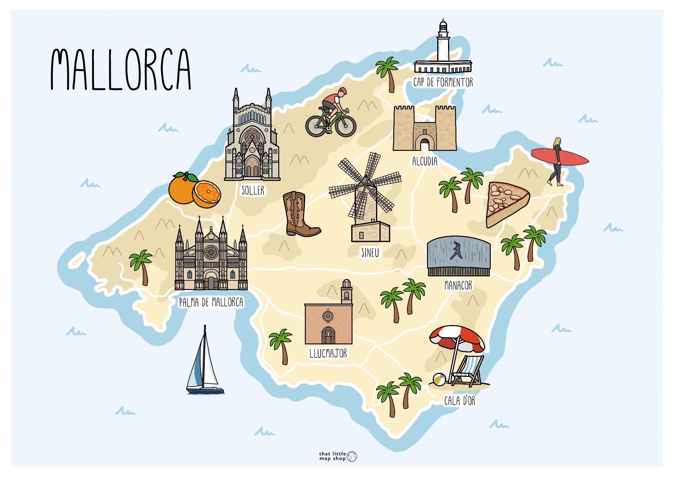 Mallorca Map