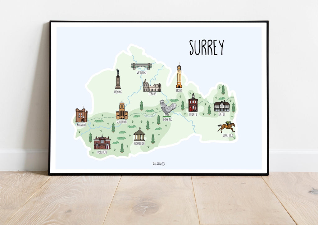 Surrey Map