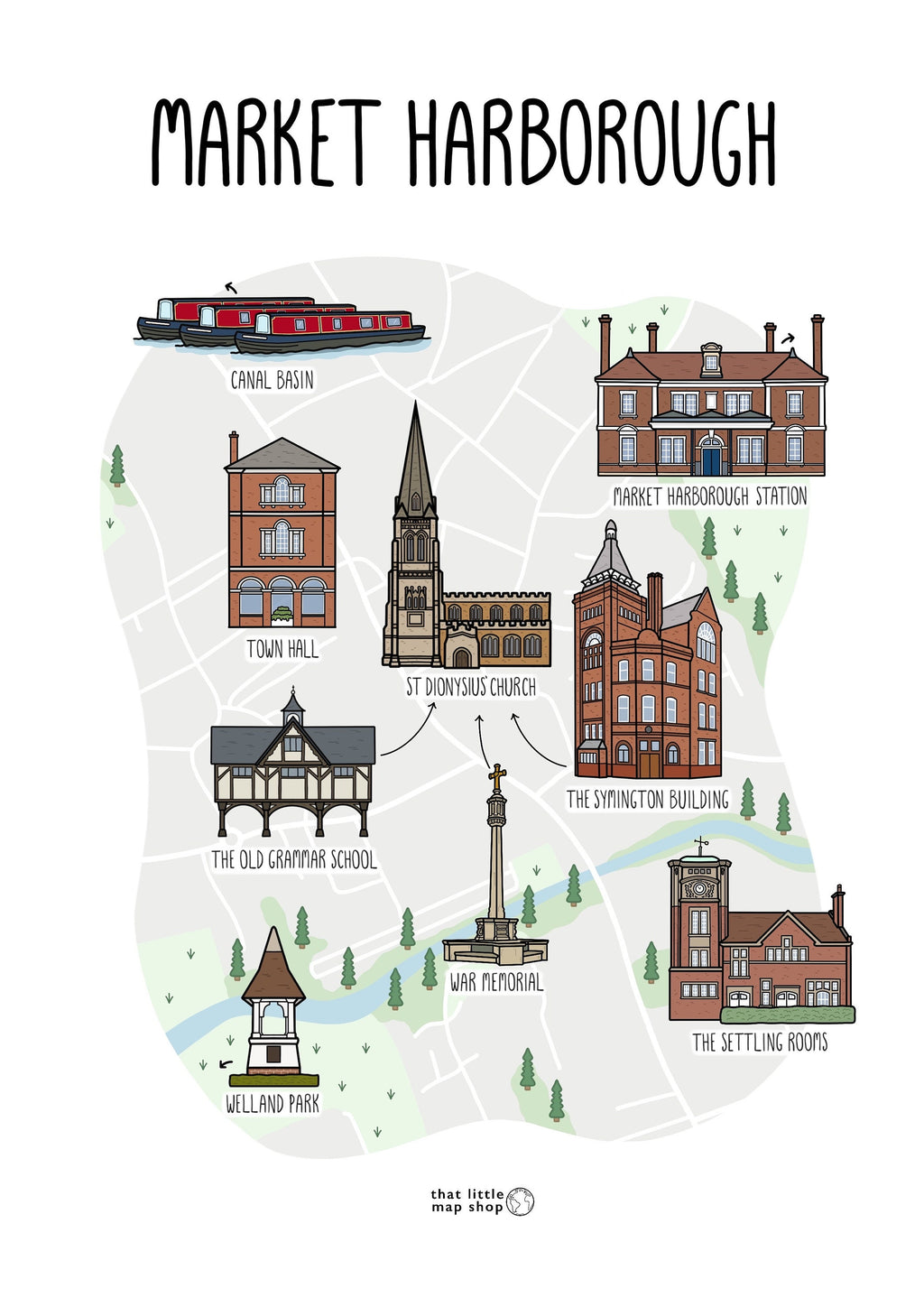 Market Harborough Map