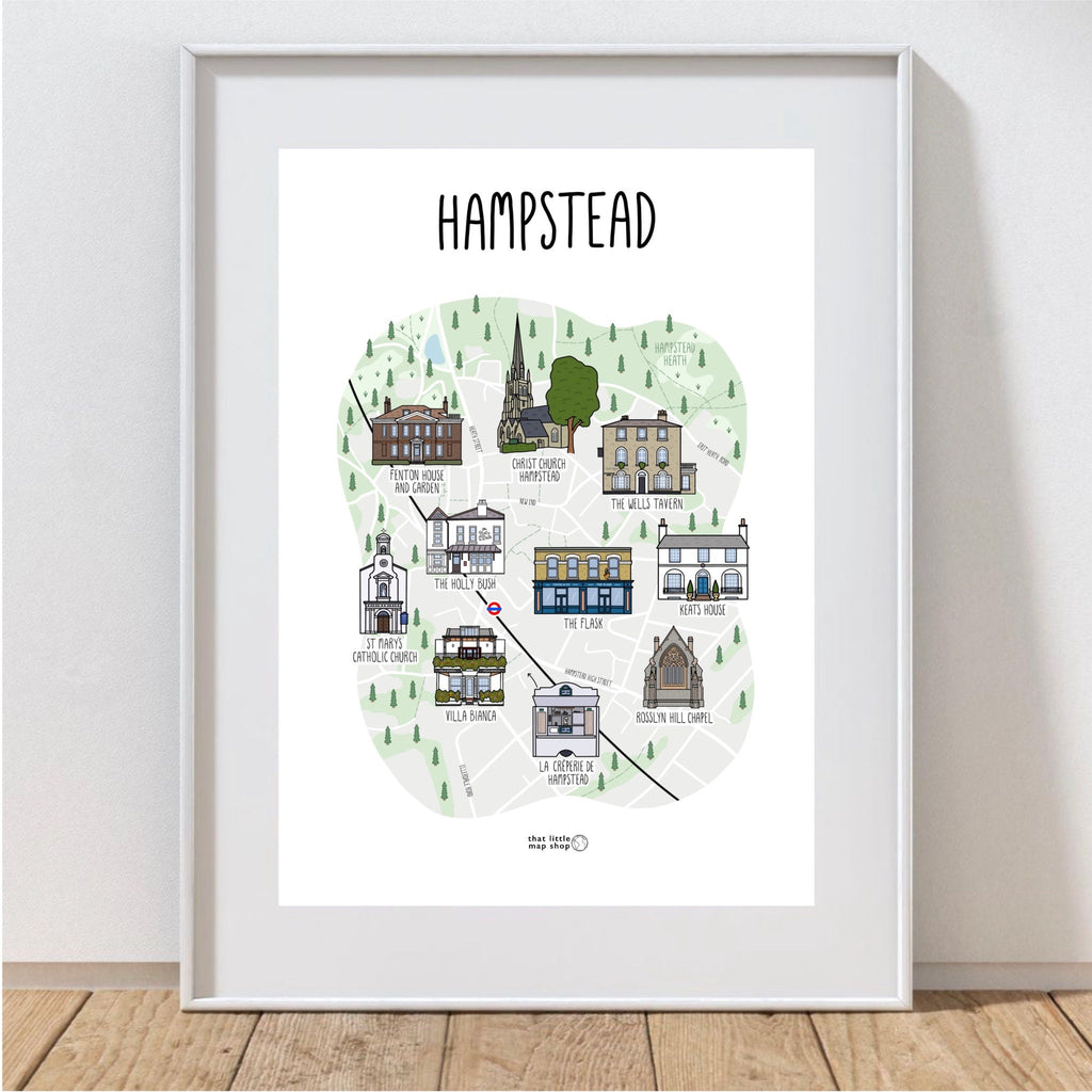 Hampstead Map