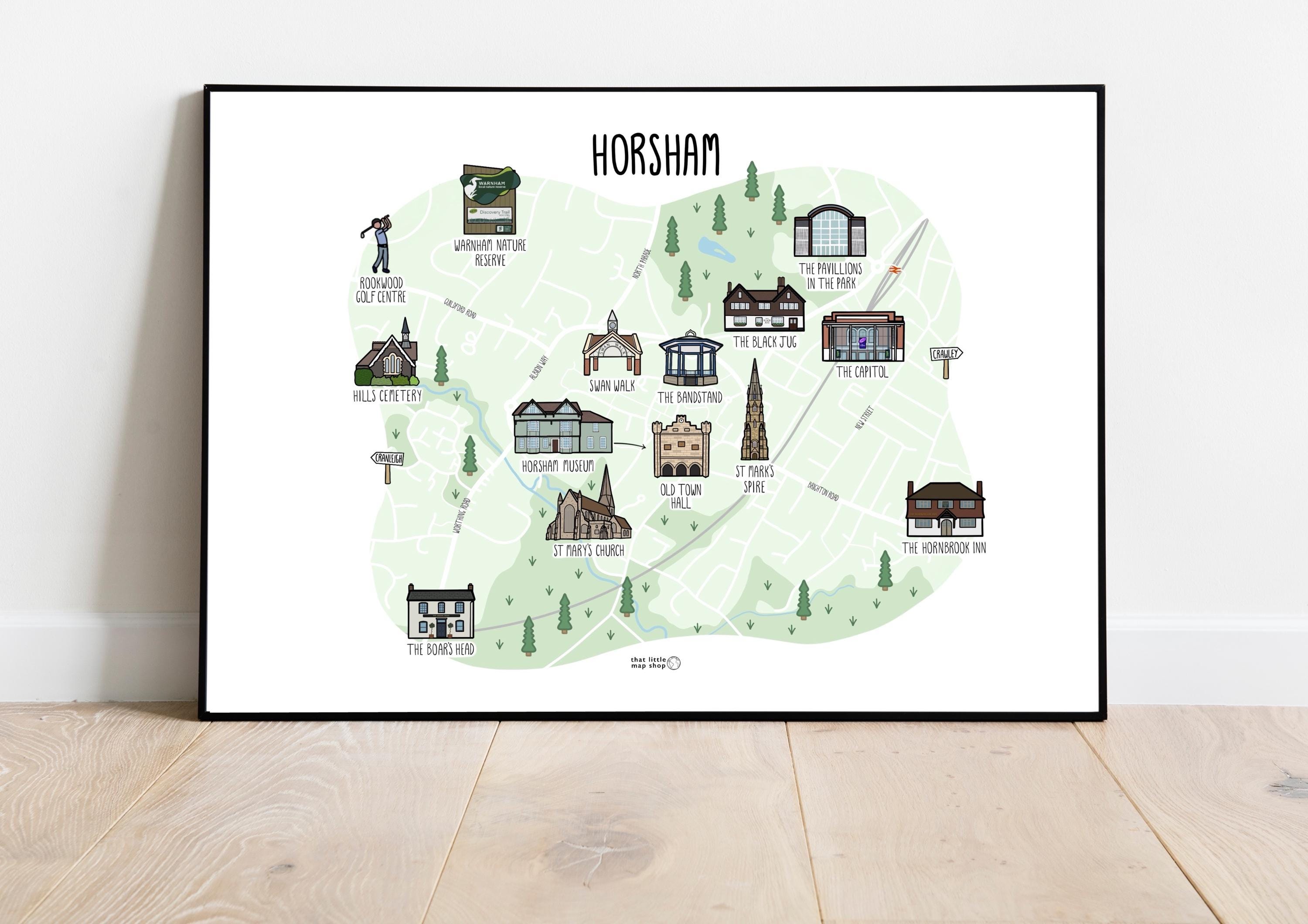 Horsham Map