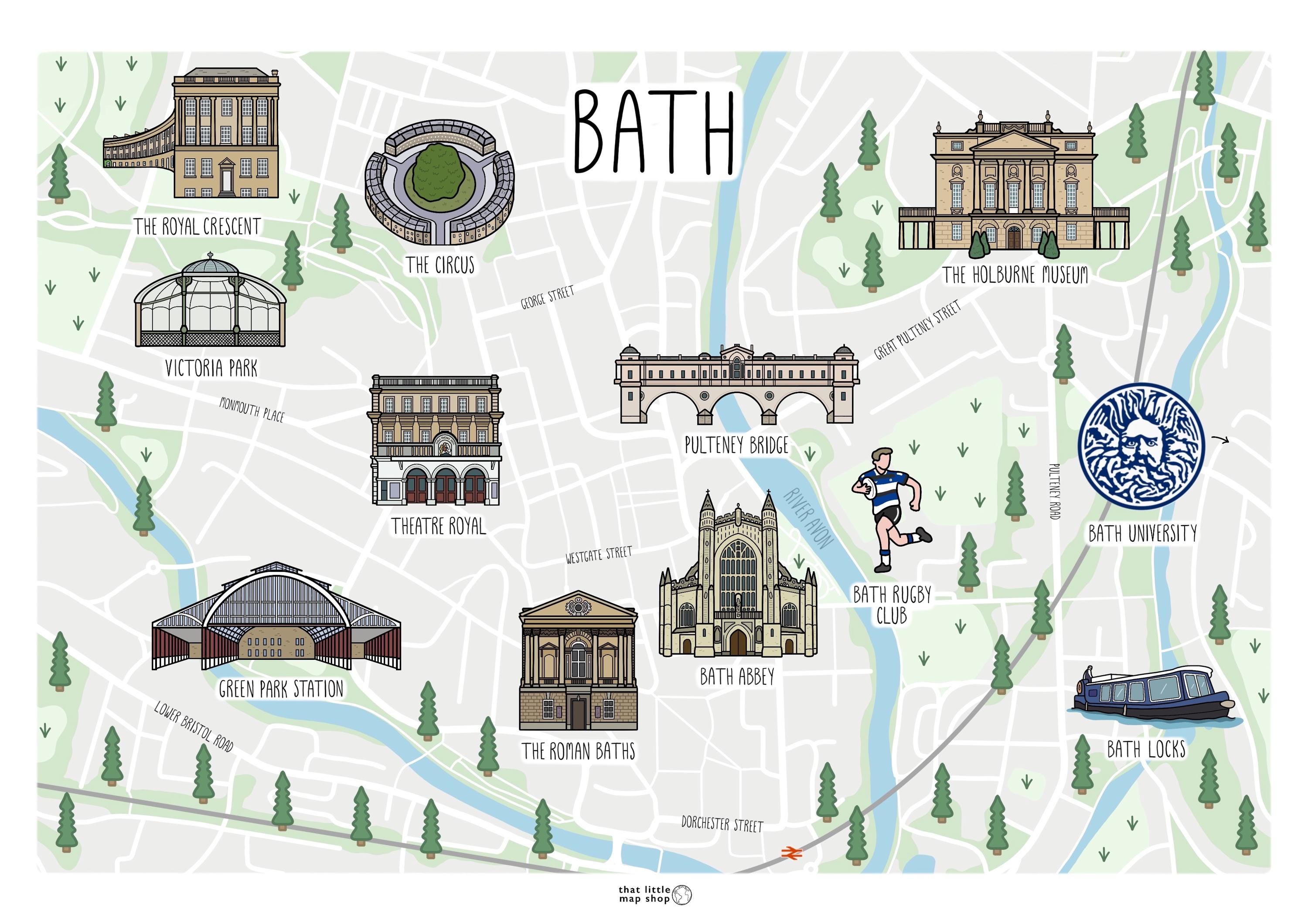 Bath Map
