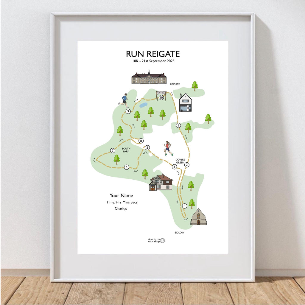 Run Reigate Race Map