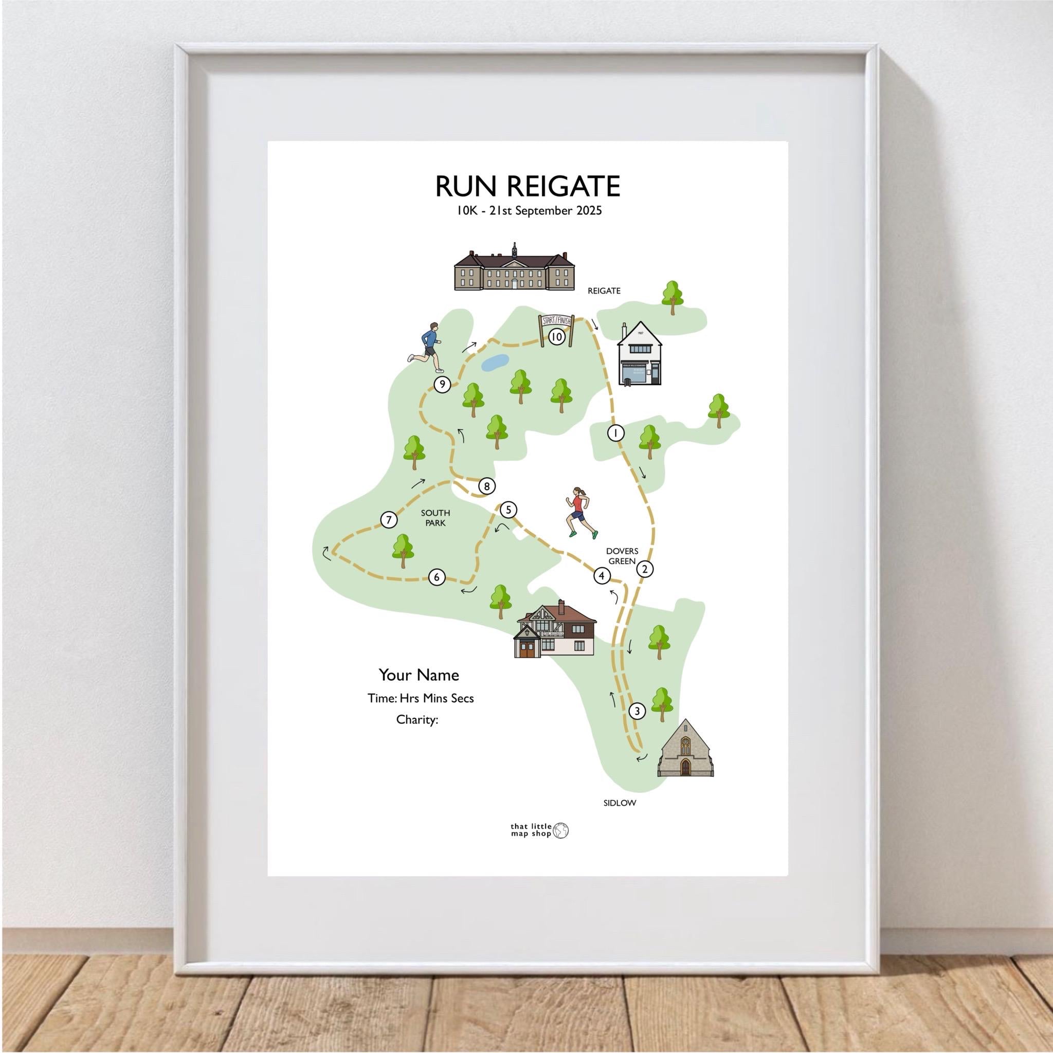 Run Reigate Race Map