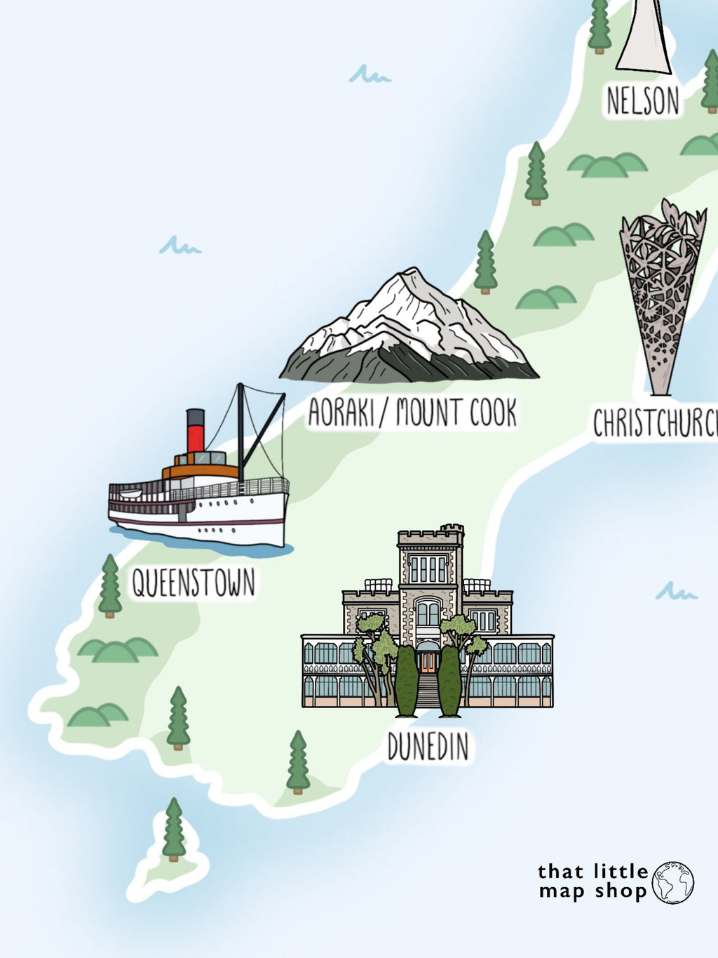 New Zealand Map