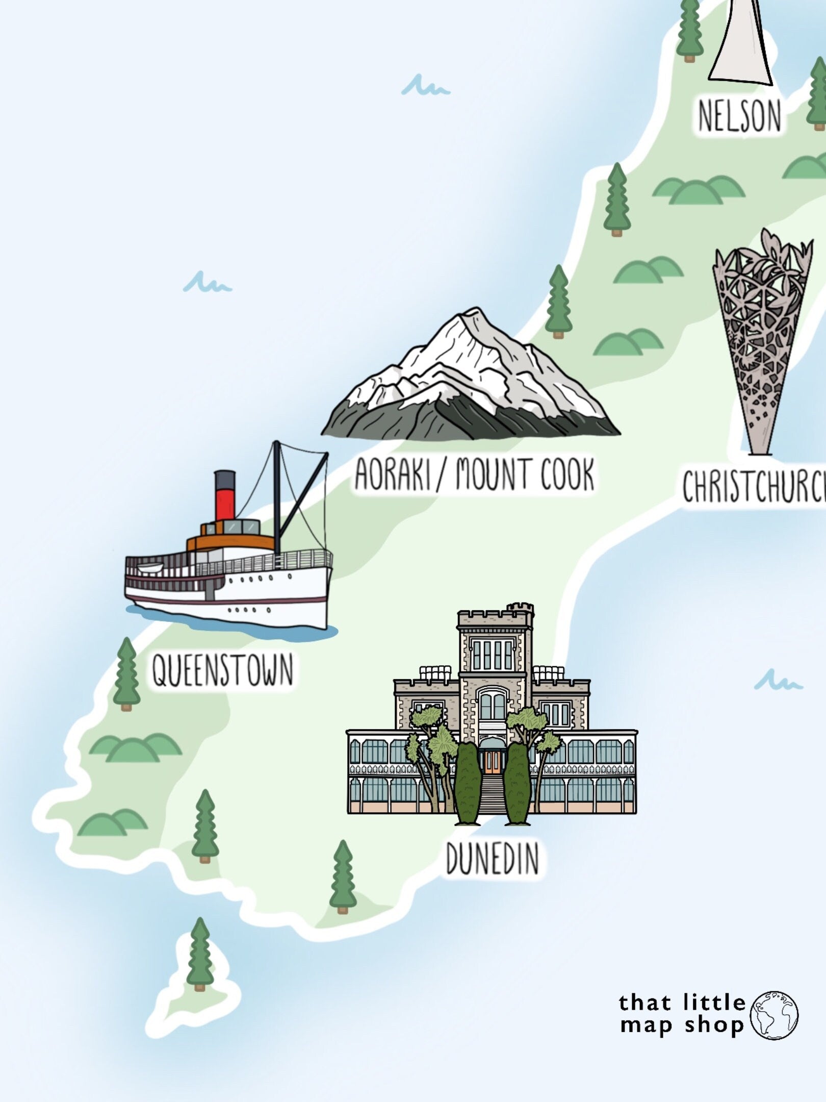 New Zealand Map