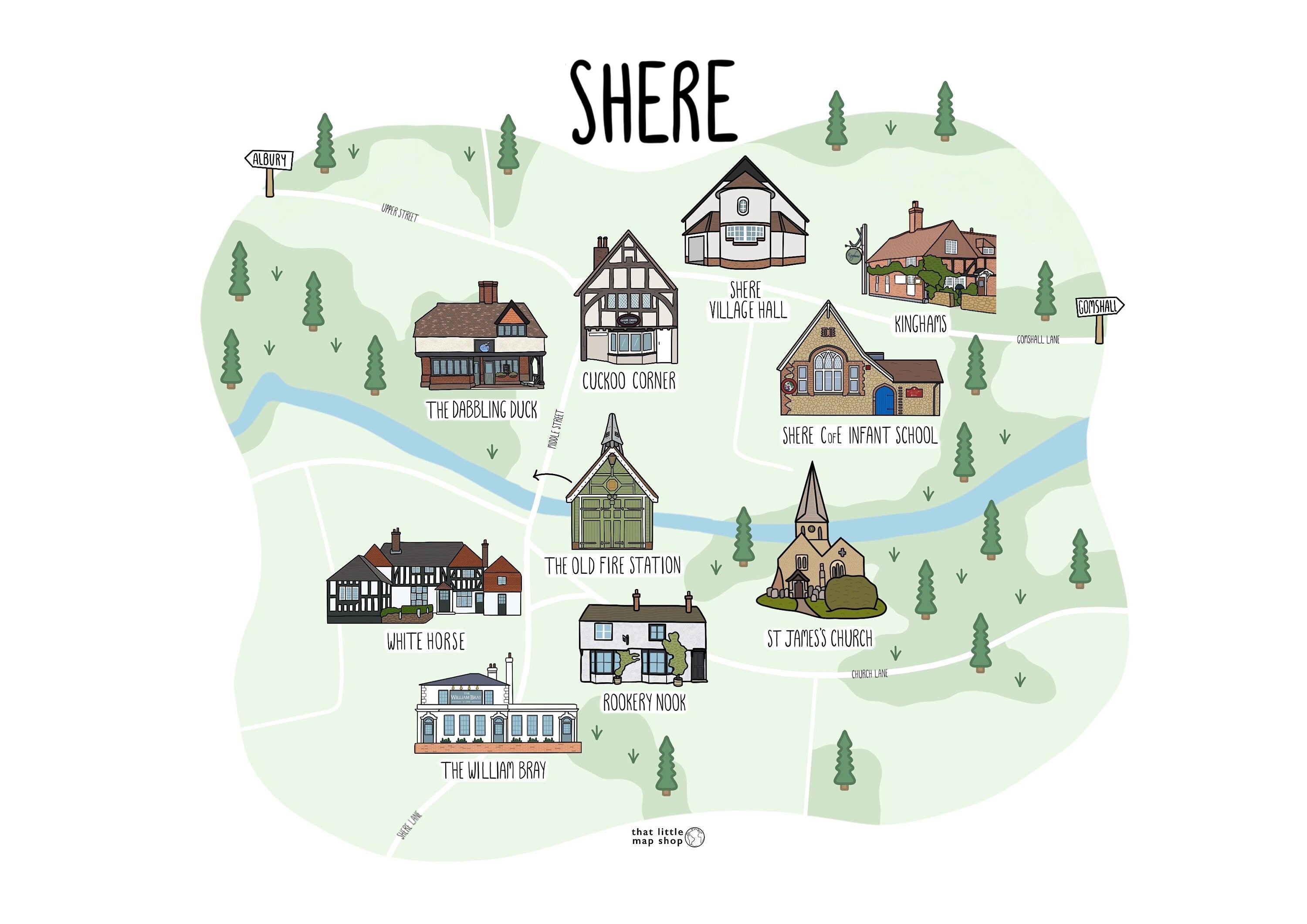 Shere Map