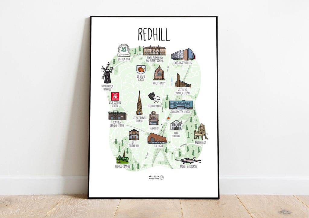 Redhill Map