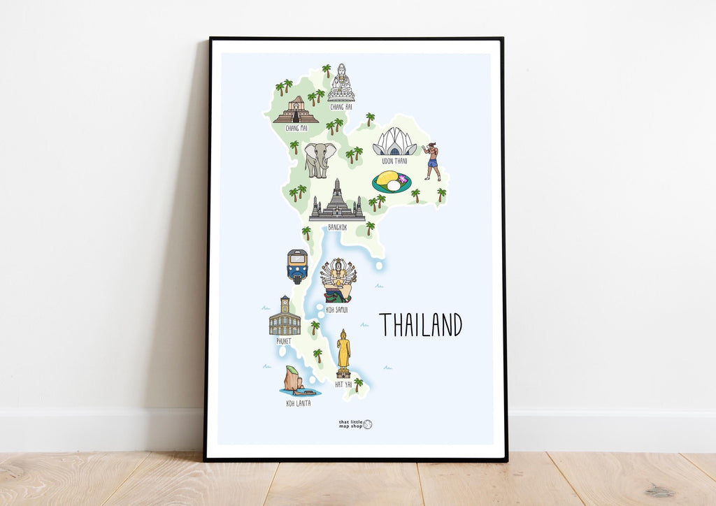 Thailand Map