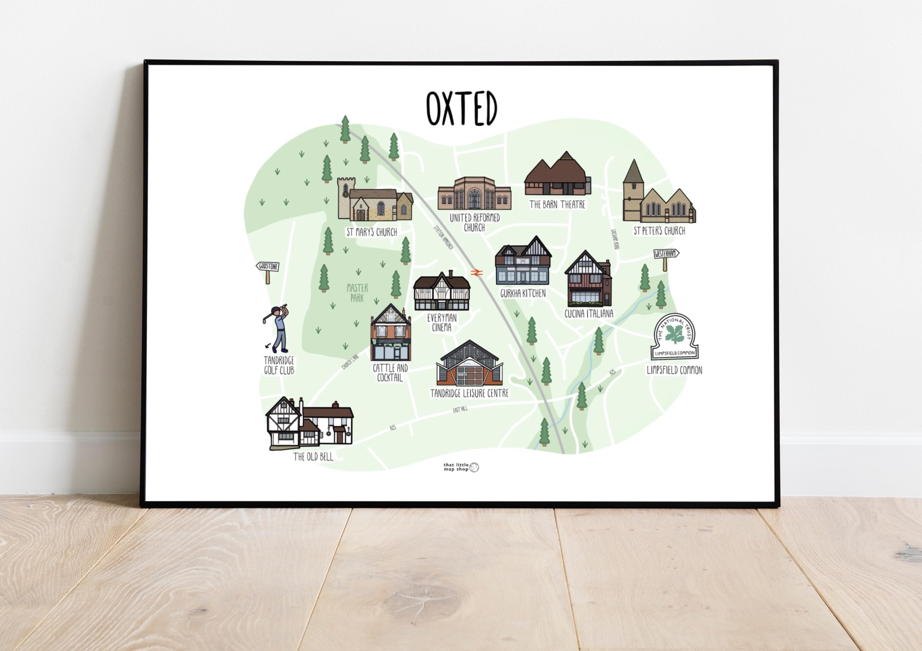 Oxted Map